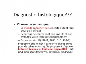 Michel Thomas Diagnostic histologique